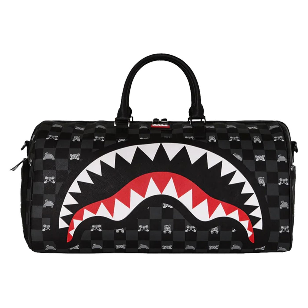 SPRAYGROUND Borsone GRAY PEEKING CHARACTER Nero