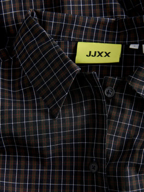 JJXX JXVIOLA Popin Camicia A Quadri Blu Donna AW26