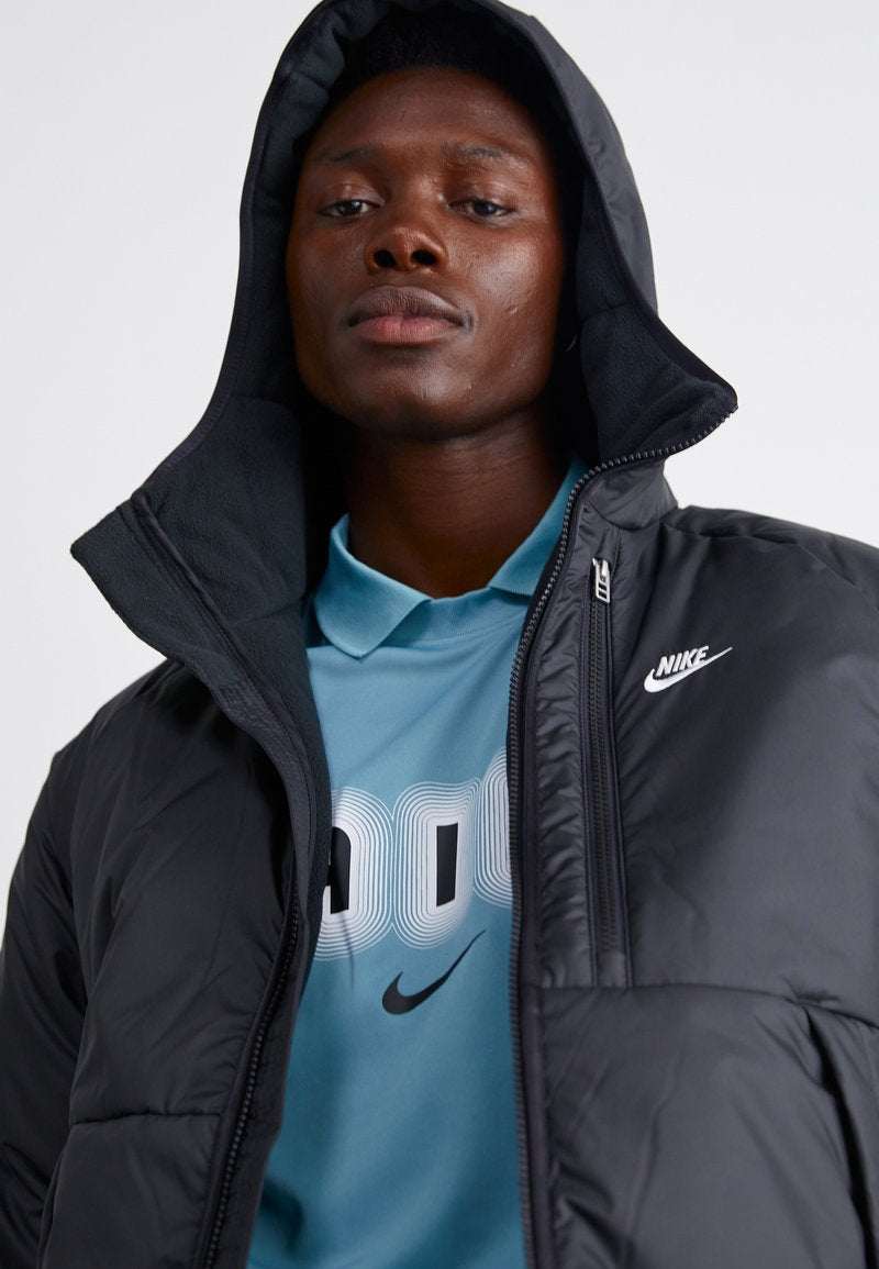 NIKE Giubbotto Con Pelliccia Interna Nero