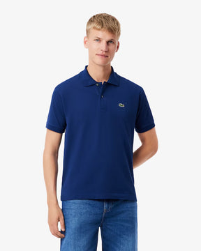 LACOSTE Polo Classic Fit In Piqué L.12.12 Blu Marino