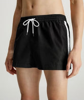 Calvin Klein Costume Da Bagno Con Banda Laterale Nero