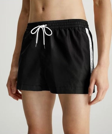 Calvin Klein Costume Da Bagno Con Banda Laterale Nero