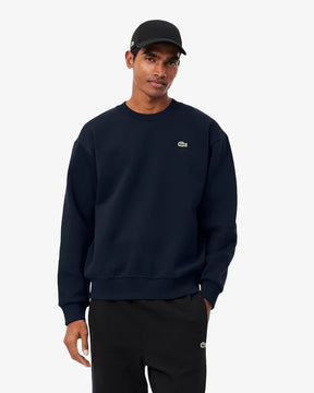 LACOSTE Felpa In Cotone Girocollo Blu 26/27