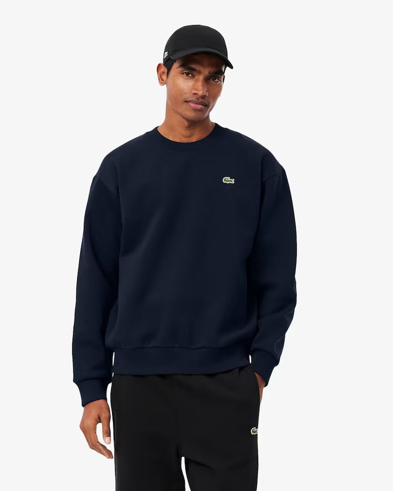 LACOSTE Felpa In Cotone Girocollo Blu 26/27