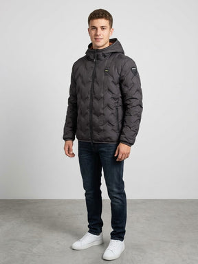 BLAUER Giubbotto Pier Junior Con Cappuccio Bambino Nero