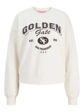 JJXX JXMERLE SPRING FELPA GIROCOLLO IN COTONE GARZATO