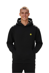 BARROW Felpa con cappuccio Con Logo Avanti e Stampa Cappuccio Nera