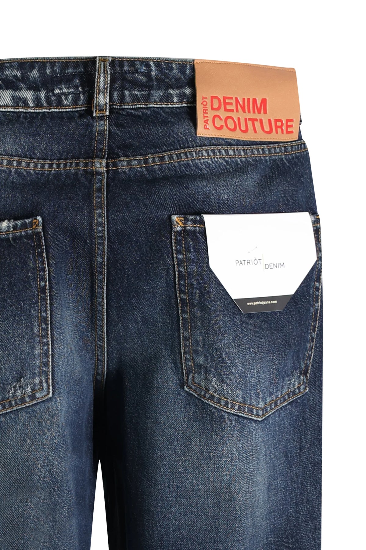 PATRIÒT Jeans Baggy Loose Fit Sabbiato Blu Scuro