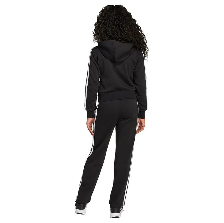 ADIDAS Tuta Completa Con Zip e Cappuccio Bambina Nero