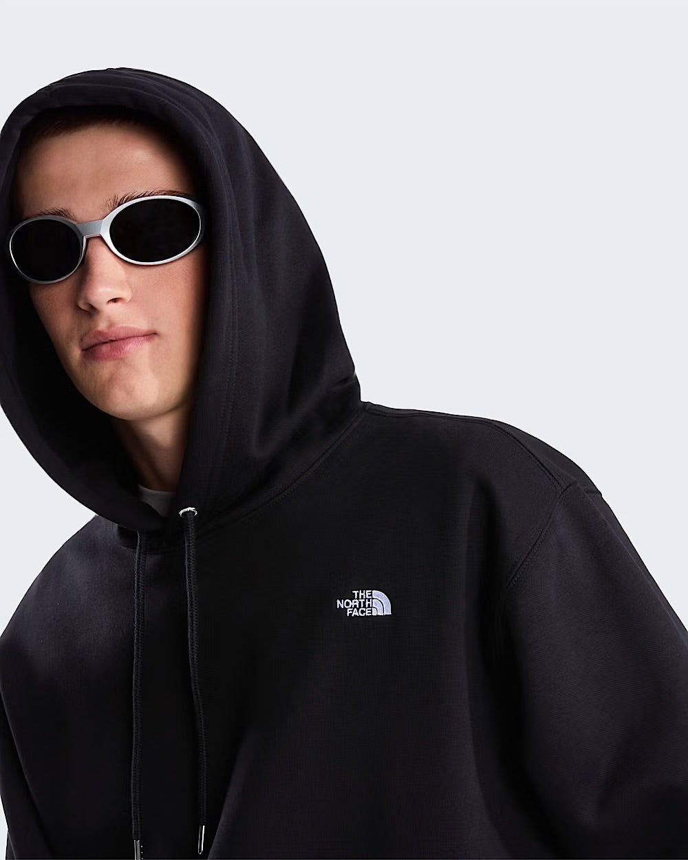 THE NORTH FACE Felpa Con Cappuccio Logo Piccolo Nero