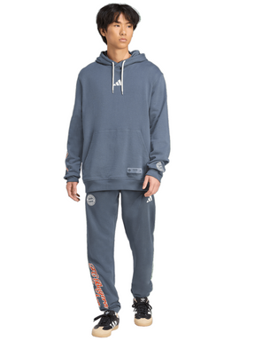 ADIDAS Tuta Bayern Monaco Con Cappuccio Logo Su Manica Piombo