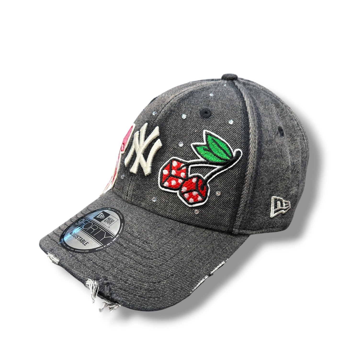 NEW ERA NY CUSTOM PATCH IN DENIM GRIGIO DONNA
