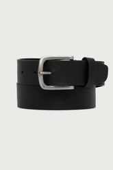 BLAUER Cintura In Pelle Nera Con Fibbia In Metallo