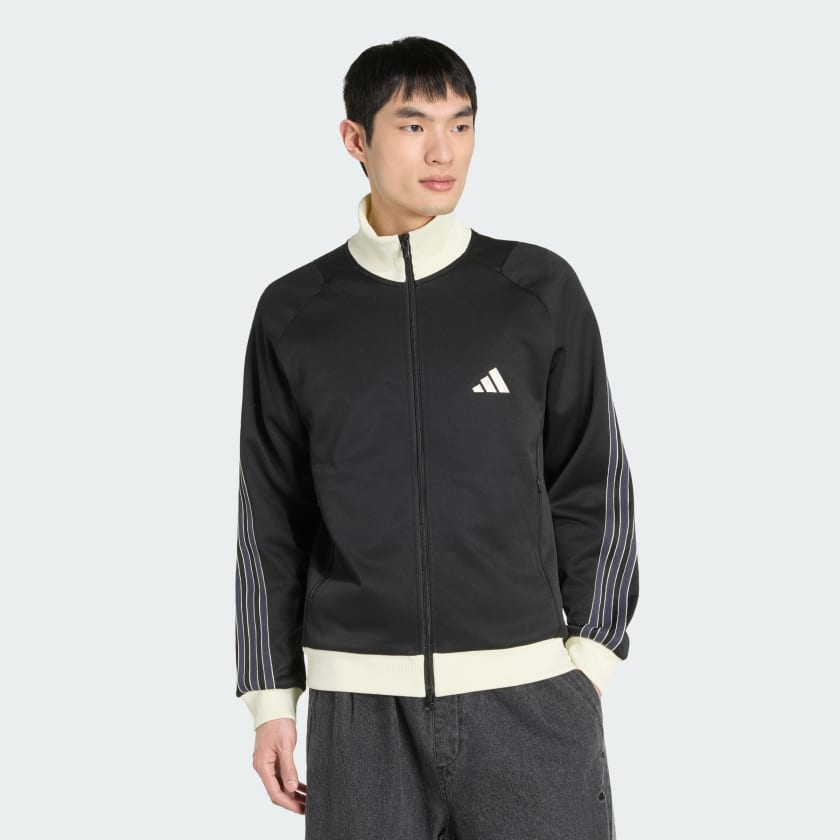 ADIDAS Performance Tuta In Piquet Nera/Panna