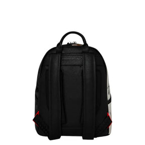 SPRAYGROUND Zaienetto In Pelle Silver Side Drip
