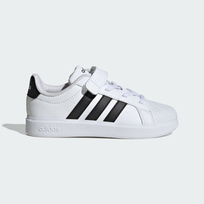 ADIDAS Superstar Streettalk CON STRAPPO Sneaker Bambino In Pelle Bianca/Nera