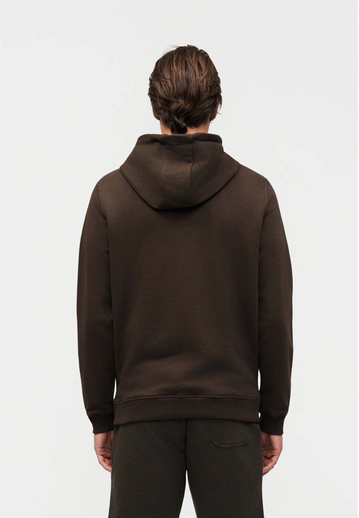 LYLE&SCOTT Felpa Con Cappuccio In Cotone Marrone