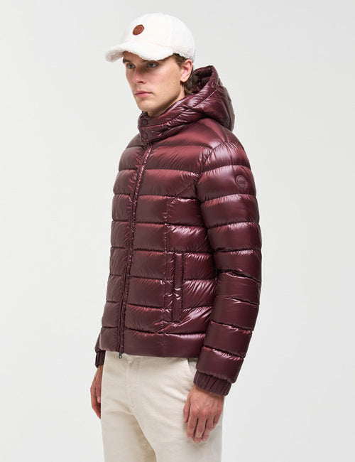 COLMAR Giubbotto Piumino Fasciato Con Cappuccio Bordeux 26/27