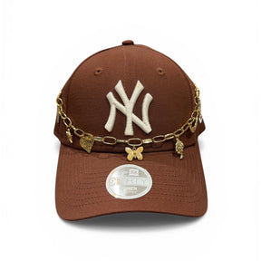NEW ERA CUSTOM NY MARRONE CON CATENA DONNA