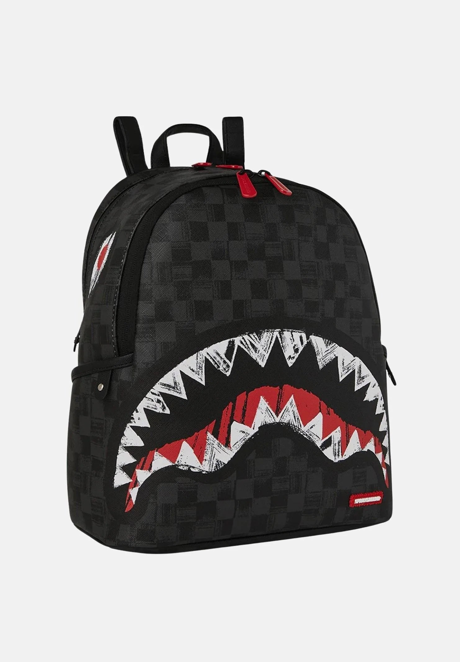 SPRAYGROUND Zaienetto In Pelle SCRIBBLE SHARK SAVAGE Nero 29/12