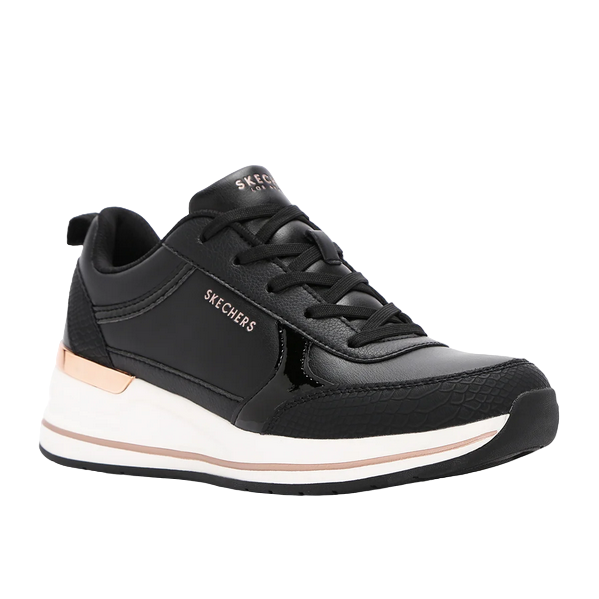 177345/BLK Skechers Donna Billion 2 Fine Shine Nere 26/27