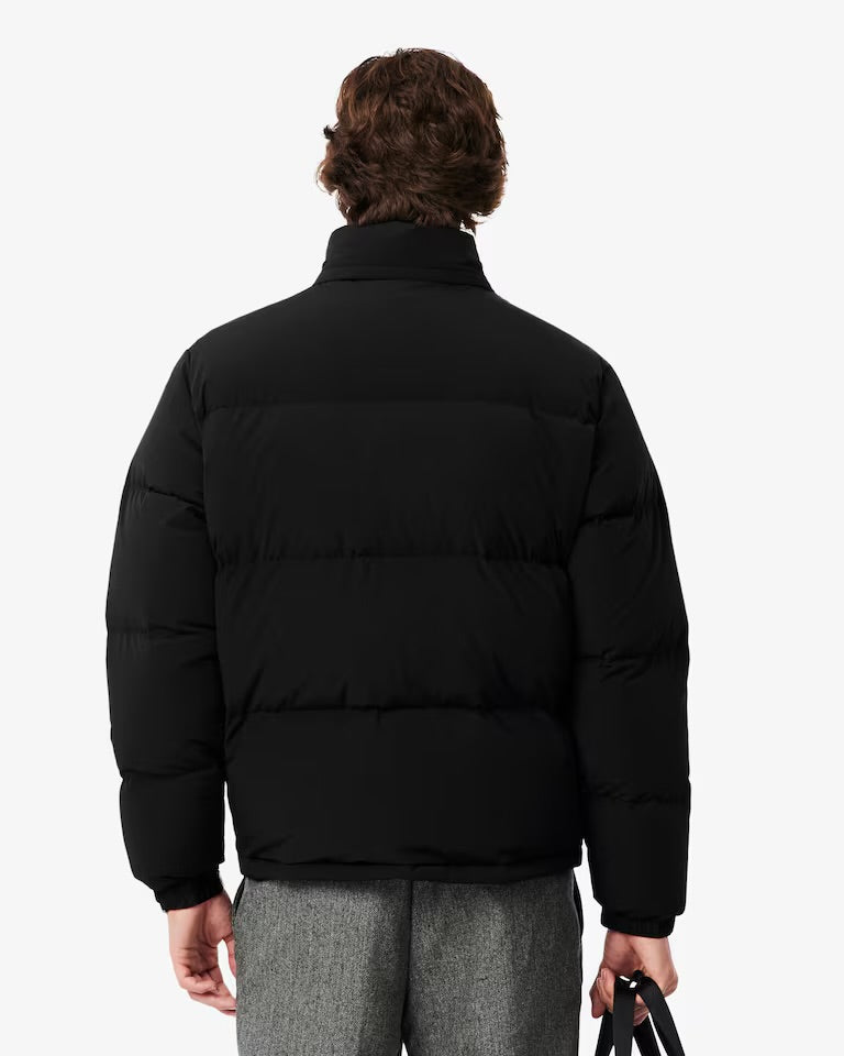 LACOSTE Giubbotto Invernale Con Cappuccio Interno Nero