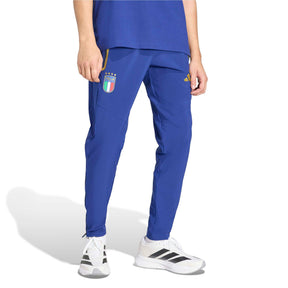 Adidas Tuta Completa Italia Uomo Blu Oro Microfibra
