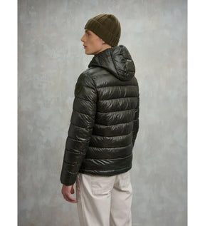 BLAUER Giubbotto Uomo Ovattato Invernale Fasciato Verde