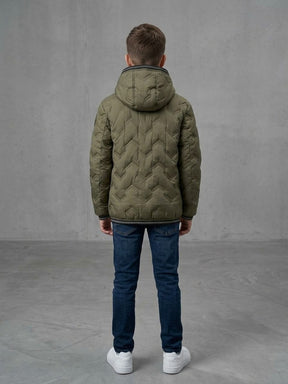 BLAUER Giubbotto Pier Junior Con Cappuccio Bambino Verde