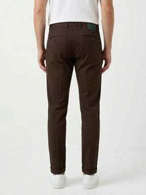 PIZETAONE Pantalone T.A. Skinny Marrone