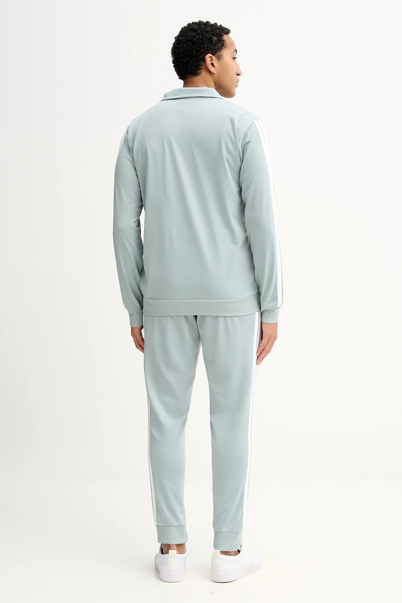 Adidas Adidas Tuta Completa Acetata Performance Uomo Verde Acqua - foto 3 - Tommaseo Clothing