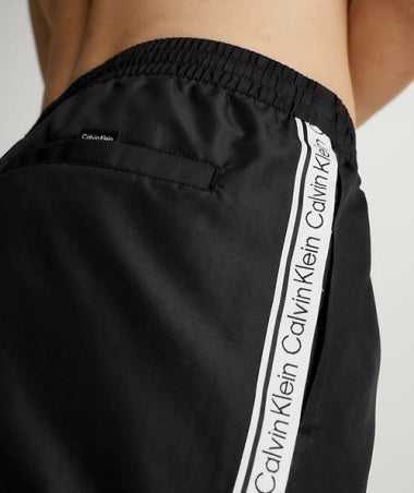 Calvin Klein Costume Da Bagno Con Banda Laterale Nero