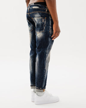 SOLDIER Jeans New Woll Regualr Fit Made in Italy Denim Blu Sabbiato