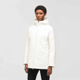 COLMAR Giacca Donna Lunga Impermeabile Con Cappuccio Bianco 26/27
