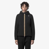 K-WAY DONNA GIUBBOTTO LYLY WARM DOUBLE FACE NERO-BEIGE 25/26