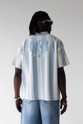 BLACK ISLAND Polo In Cotone Bianca/Azzurra