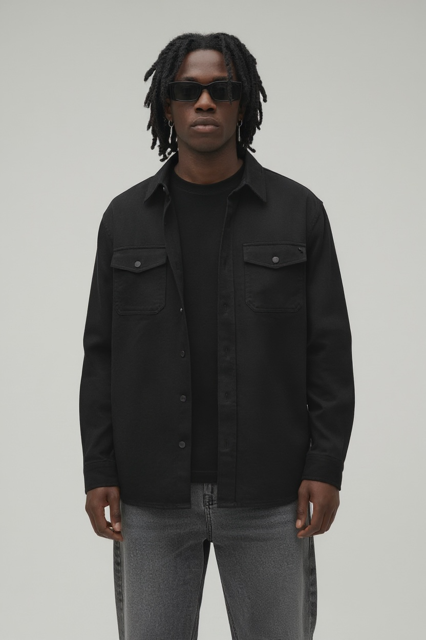 GIANNI LUPO Jacket Jeans Nero