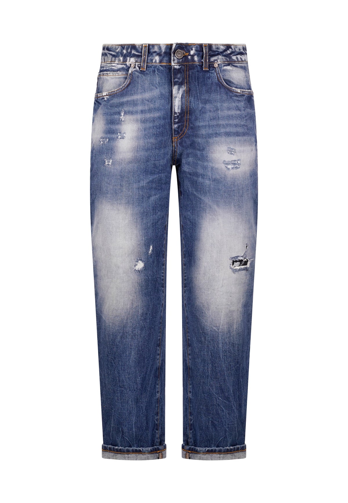 PATRIÒT Jeans Baggy Denim Chiaro