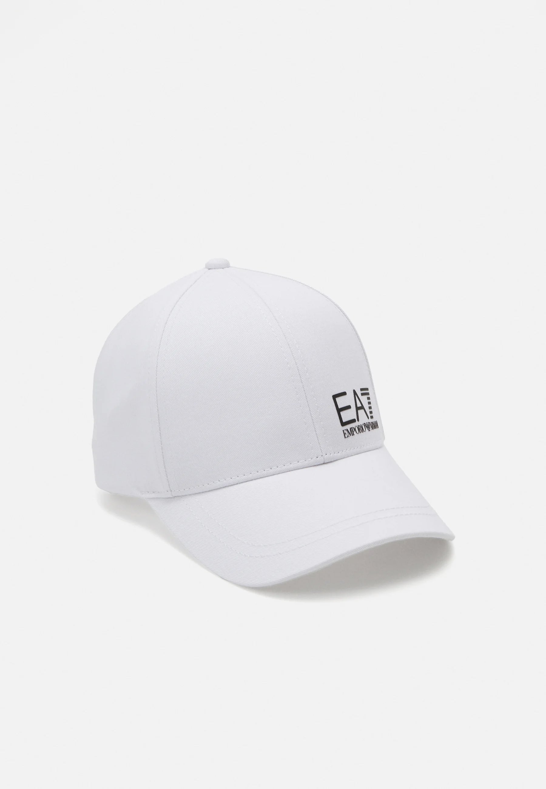 EA7 Cappello Bianco/Nero Visiera Curva
