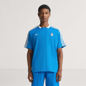 Adidas Completino Real Madrid Uomo Blu Bande Bianche