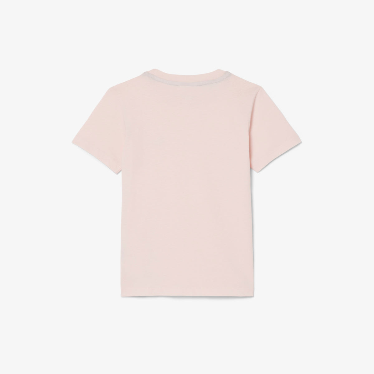 LACOSTE T-Shirt Bambino/Bambina Basic In Cotone Rosa