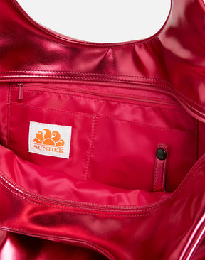 Sundek SUNDEK Borsa Da Mare Laminata Con Logo Bordeux - foto 4 - Tommaseo Clothing