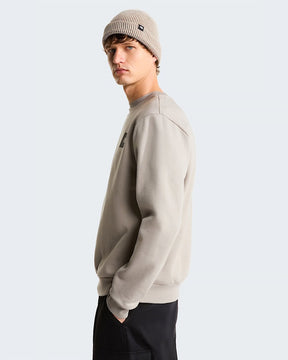 THE NORTH FACE Felpa Girocollo Con Scritta Piccola Sul Retro Grigia/Bianca 26/27