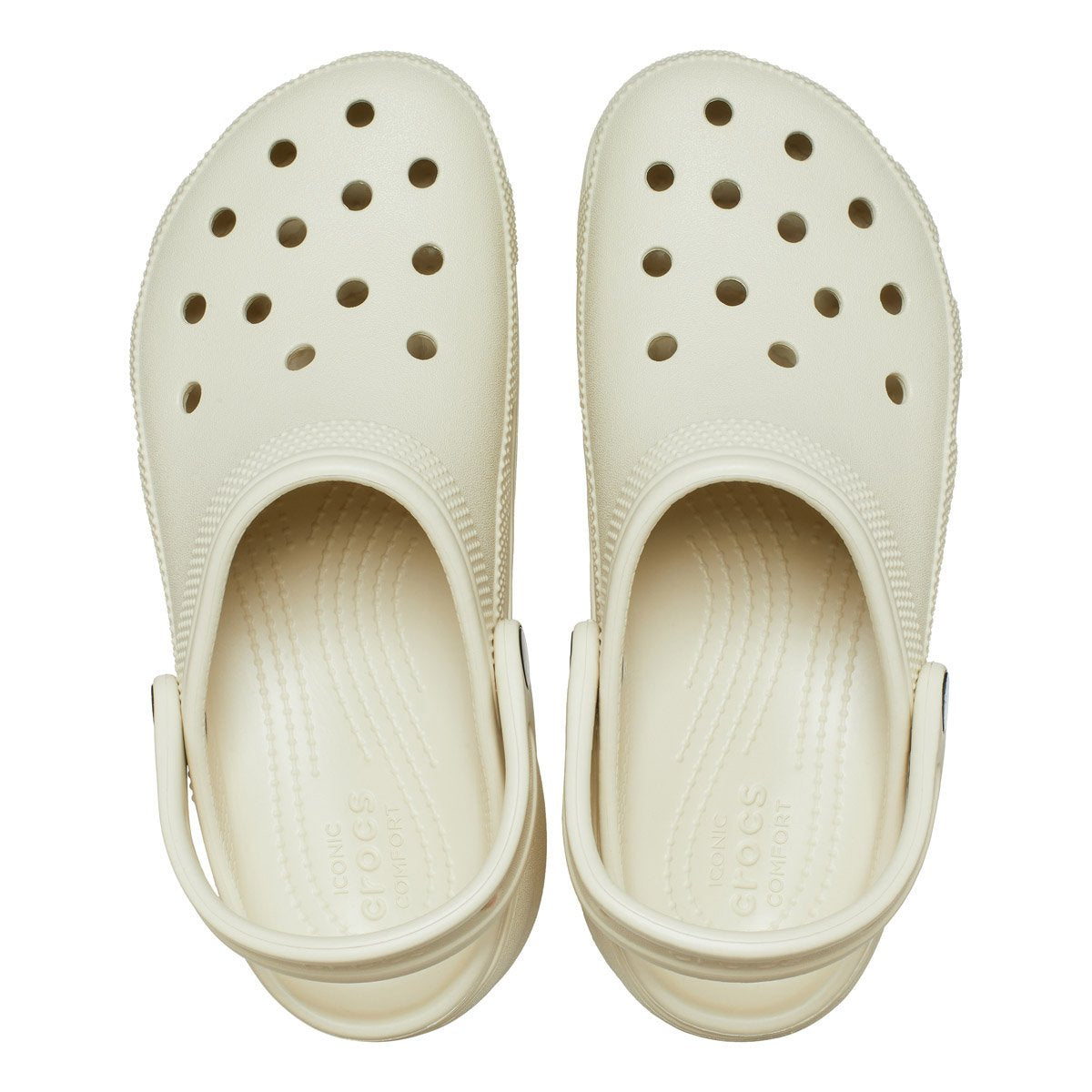 CROCS Ciabatta In Gomma Classic Playform Beige