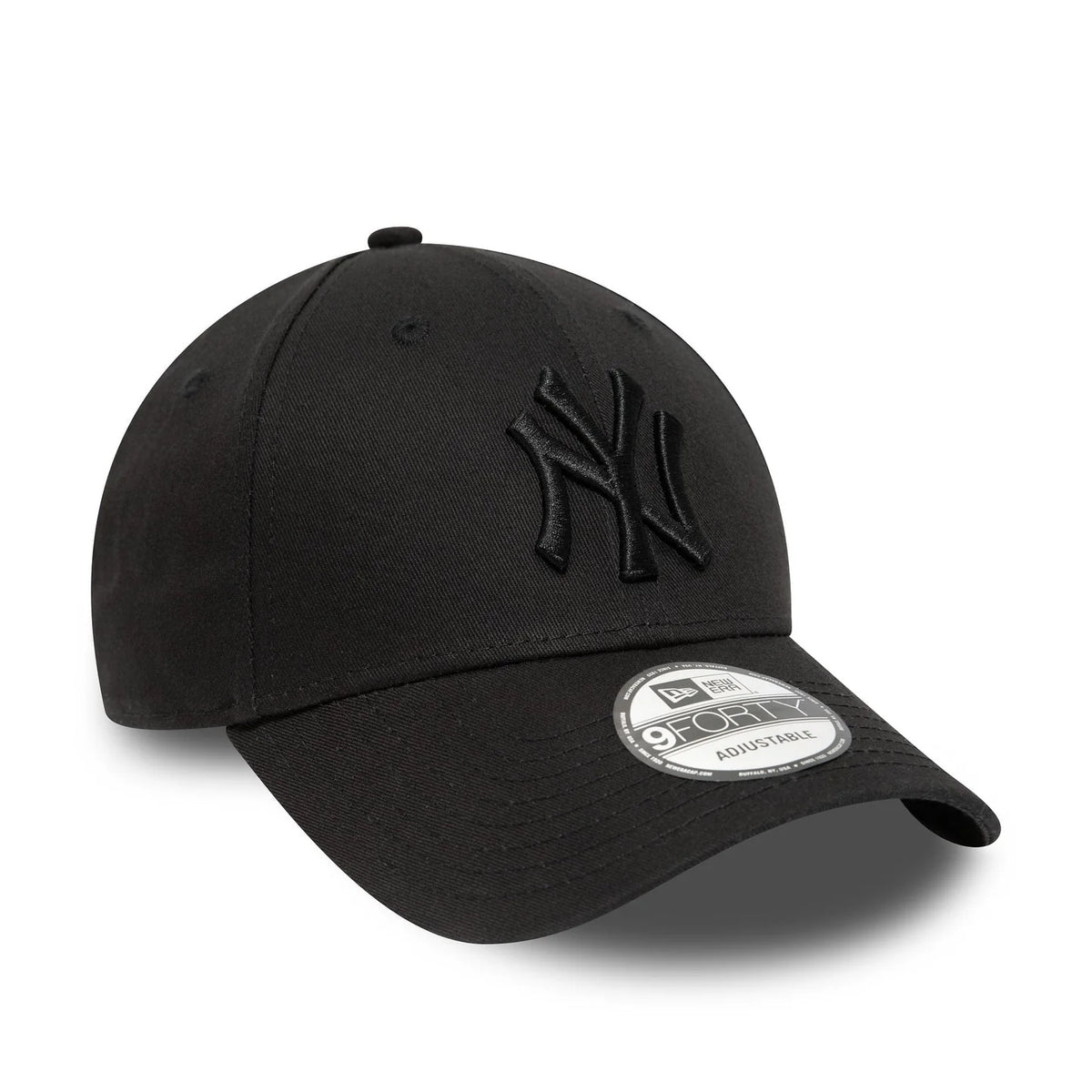 NEW ERA Cap 9Forty NY Yankees Logo Tono Su Tono Nero