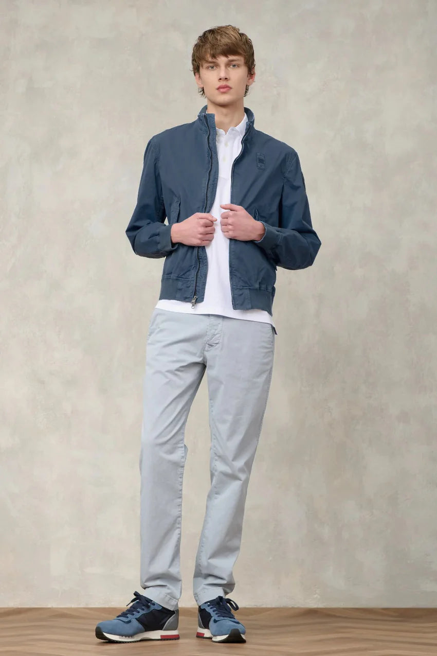 BLAUER BADGER DYED Antivento Uomo Senza Cappuccio Blu