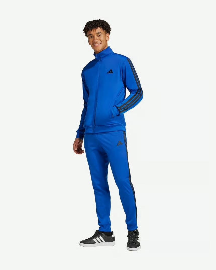 ADIDAS Tuta Acetata Con Zip Senza Cappuccio Blu Elettrico/Nero 2025/2026