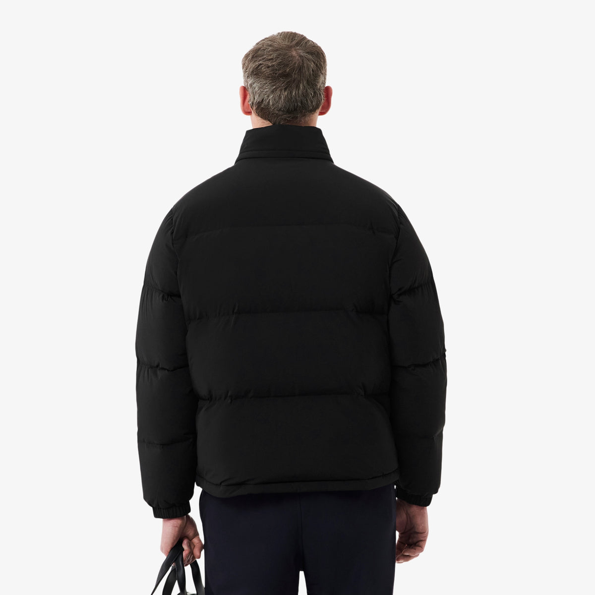 LACOSTE Giubbotto Bomber In Piuma Nero