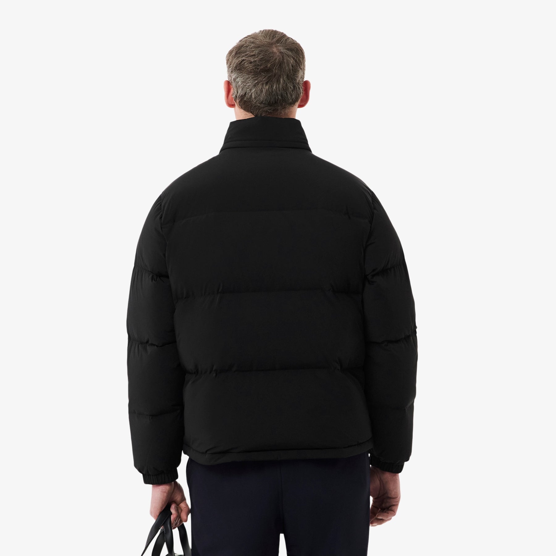 LACOSTE Giubbotto Bomber In Piuma Nero