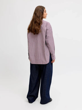 JJXX JXJAMIE CAMICIA A QUADRI BORDEAUX DONNA AW26